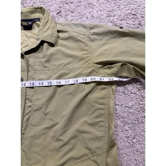 Mountain Hardware Green Hiking Outdoor Mesh Lined Shirt Gorpcore Athleisure 10 - Picture 5 of 9